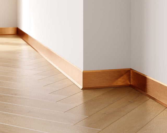 Zócalo F y accesorios en acero 270 cm - Cobre satinado