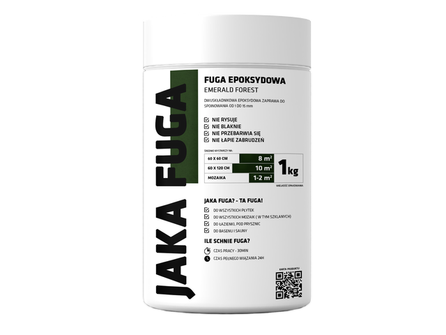 Two-component epoxy grout for joints from 1 to 15 mm - Green emerald