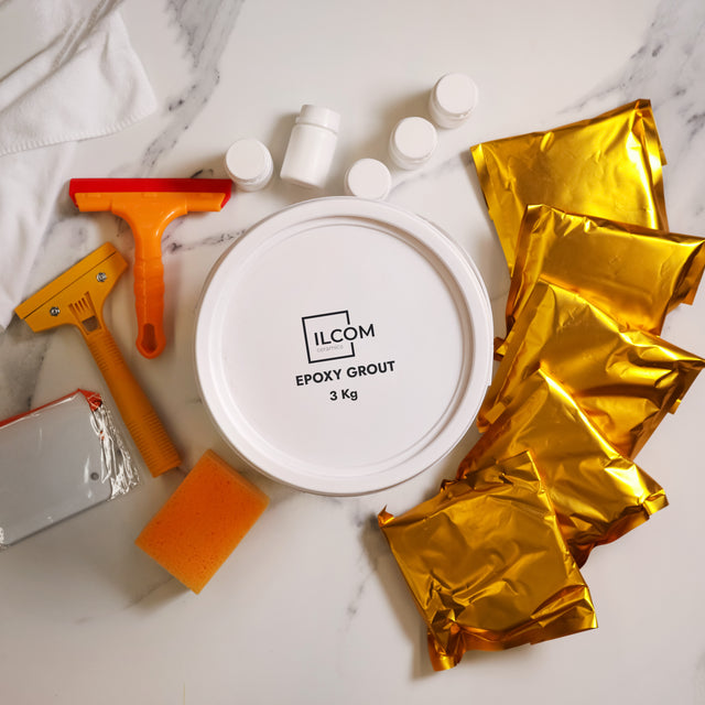 Two-component epoxy grout for joints from 1 to 15 mm - Metallic copper