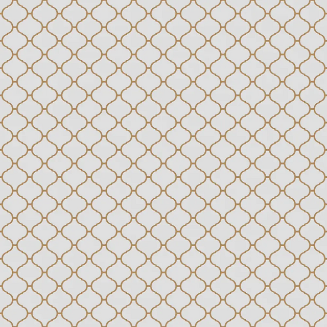 Ceramic mosaic on mesh for bathroom or kitchen 27.5 cm x 24.3 cm - White arabesque