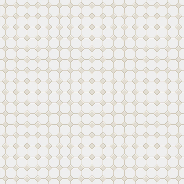 Mosaico in ceramica su rete per bagno o cucina 29.3 cm x 29.3 cm - Castel del Monte