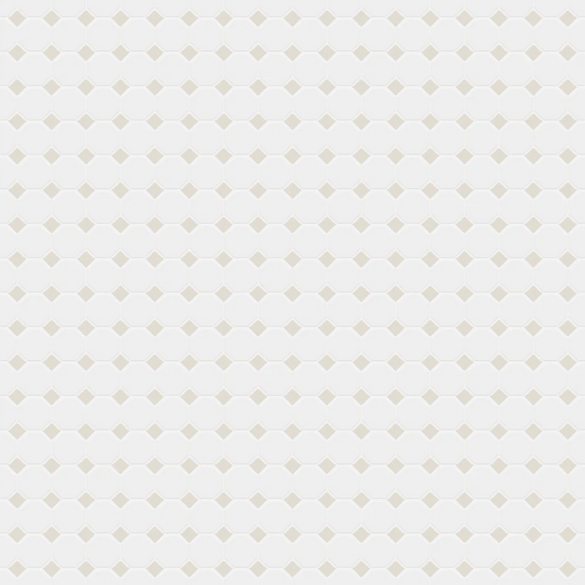 Mosaico in ceramica su rete per bagno o cucina 29.3 cm x 29.3 cm - Castel del Monte