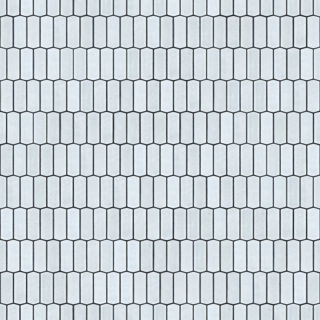 Mosaico de cerámica en malla para baño o cocina 29.7 cm x 28.8 cm - Caotic grey