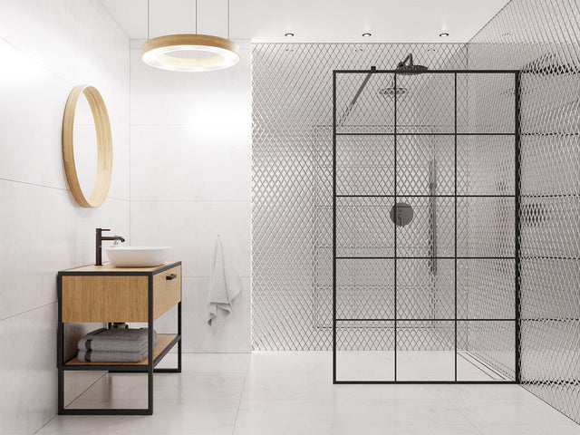 Mosaico in vetro su rete per bagno o cucina 26.5 cm x 30.5 cm - Magic silverv romb