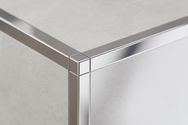 Acabado angular para perfiles de acero inoxidable Q y P plata brillante no rectificado