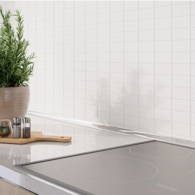 Mosaico in ceramica su rete per bagno o cucina 29.8 cm x 29.8 cm - Warm Bark