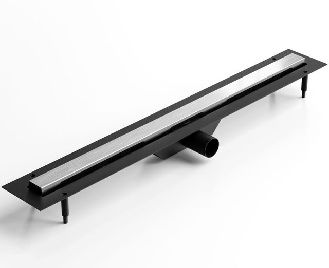 Lineare Ablaufrinne für Dusche aus satiniertem Edelstahl