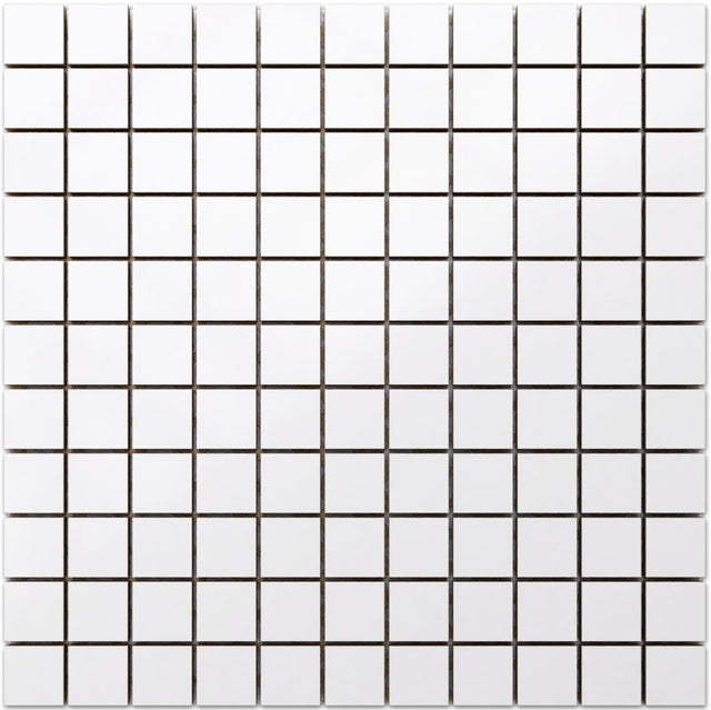 Mosaico de cerámica en red para baño o cocina 30 cm x 30 cm - White appeal