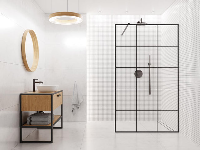 Mosaico de cerámica en red para baño o cocina 30 cm x 30 cm - White appeal