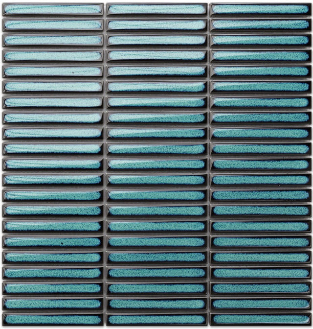 Mosaico en red de cerámica para baño o cocina 29.0 cm x 28.2 cm - Shimmering shores