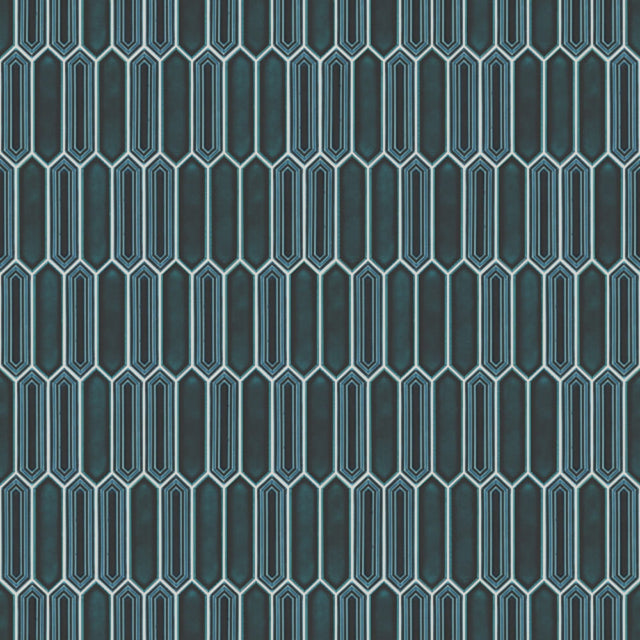 Mosaico de cerámica en malla para baño o cocina 25.5 cm x 35 cm - Crystal