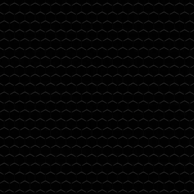 Mosaïque en céramique hexagonale sur filet pour salle de bain ou cuisine 32,3 cm x 27,7 cm - Black Honey