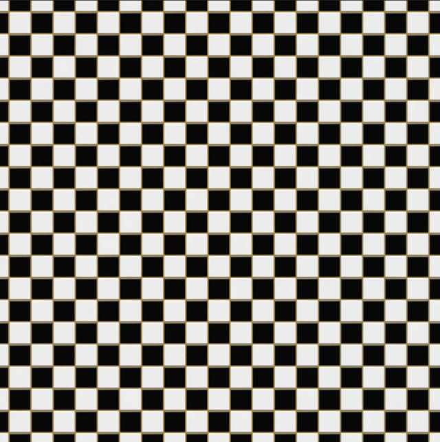 Mosaico in ceramica su rete per bagno o cucina 30.2 cm x 30.2 cm - Original chaturanga