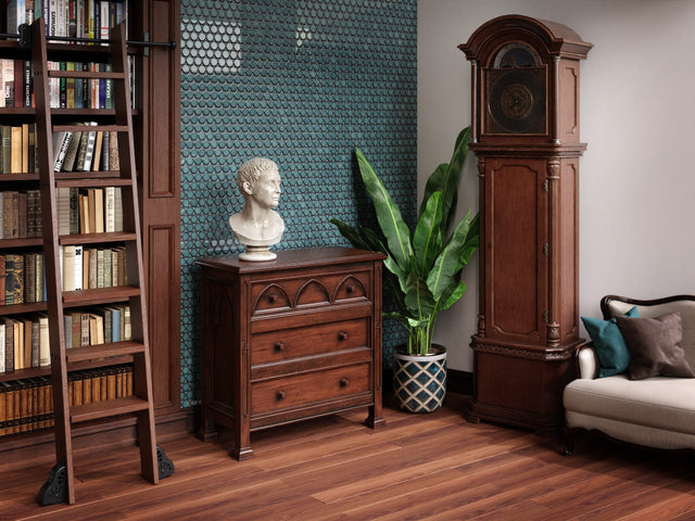 Mosaico in ceramica su rete per bagno o cucina 30.6 cm x 26.5 cm - Adriatic Breeze