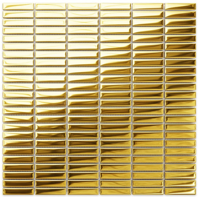 Mosaico in vetro su rete per bagno o cucina 30 cm x 30 cm - Frank Baum