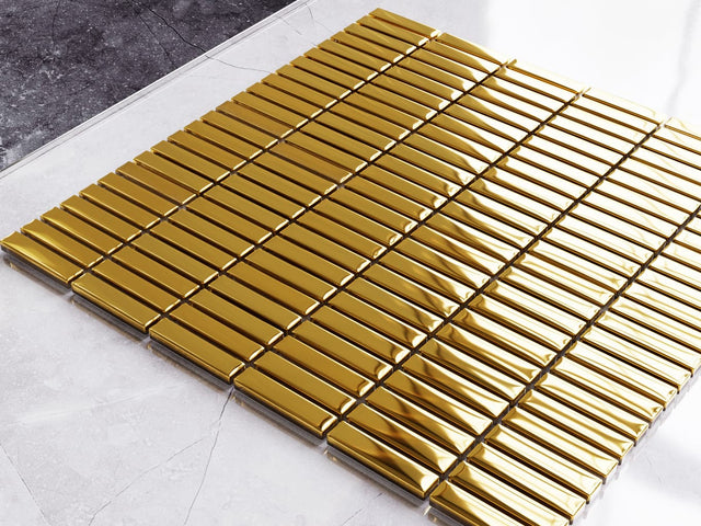 Glas-Mosaik auf Netz für Bad oder Küche 30 cm x 30 cm - Frank Baum