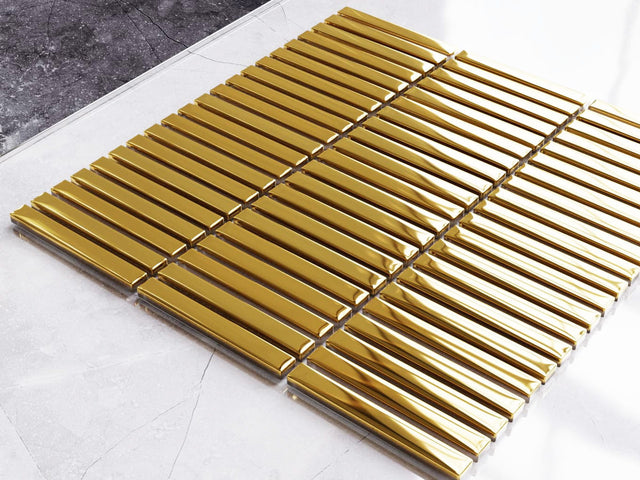 Mosaico in vetro su rete per bagno o cucina 29.0 cm x 28.2 cm - Victor Fleming