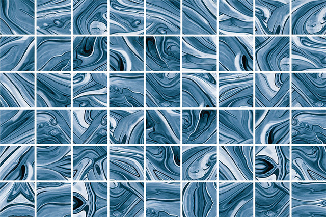 Pressed glass mosaic on mesh for pool 31.5 cm x 47.7 cm - Modena Mexico pool