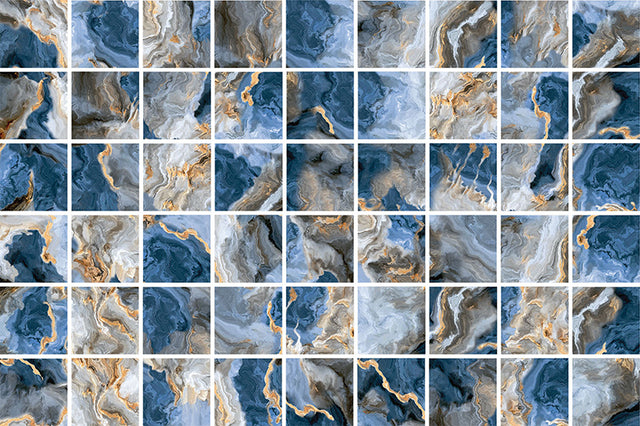 Pressed glass mosaic on mesh for pool 31.5 cm x 47.7 cm - Modena Monte Carlo pool