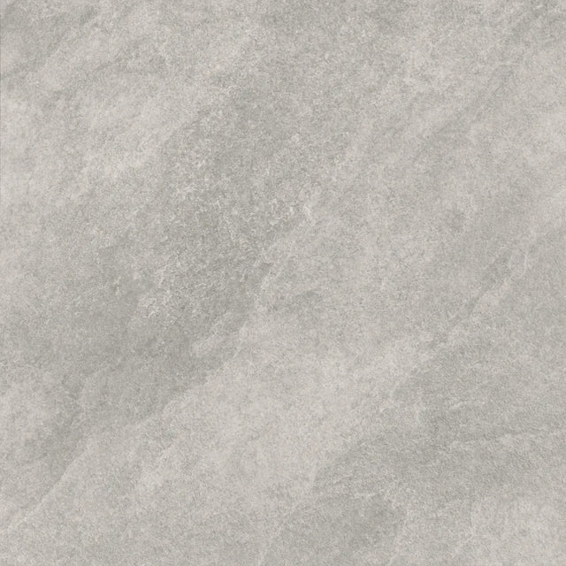 Piastrella per pavimento Napolitano light grey per esterno 60 x 60 cm Sp. 2cm rettificato - effetto pietra R11