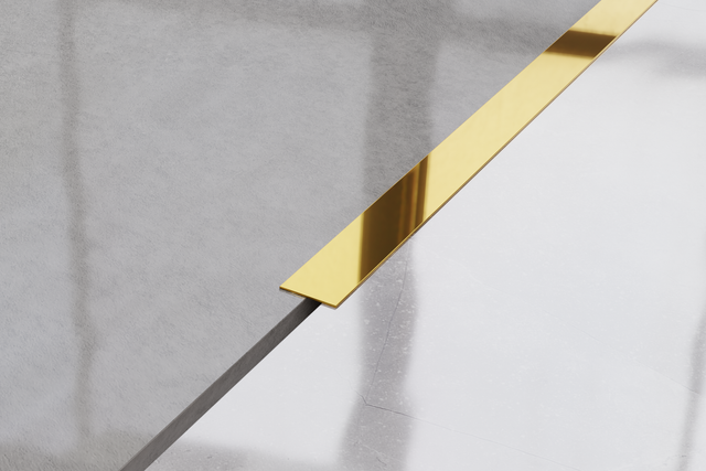 Decorative Stainless Steel Wall Strip in Glossy Gold