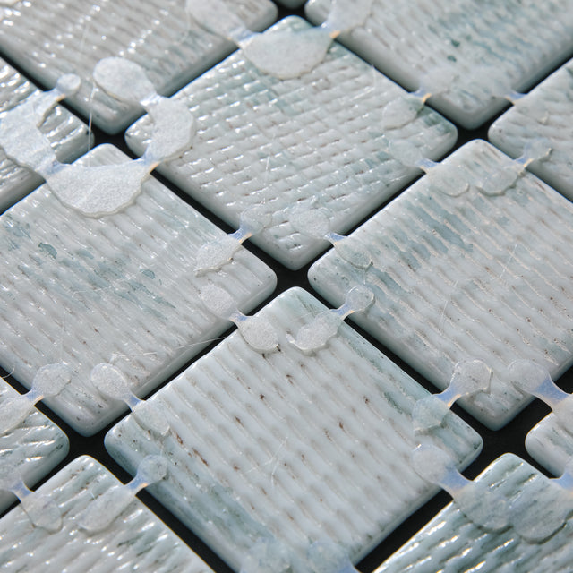 Mosaico in vetro pressato per piscine, bagni e saune 31.5 cm x 47.7 cm - Modena Cannes pool