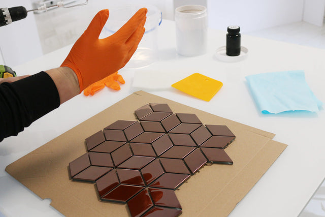 Two-component epoxy grout for joints from 1 to 15 mm - Metallic copper