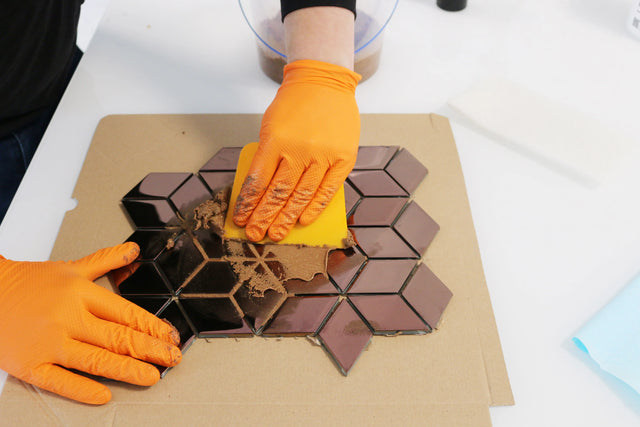 Two-component epoxy grout for joints from 1 to 15 mm - Metallic copper