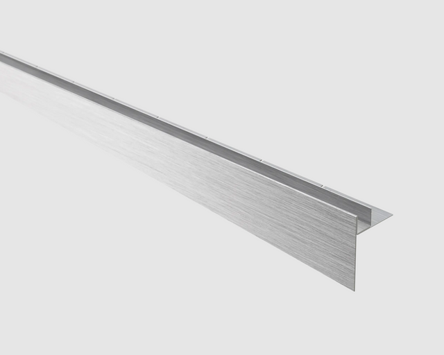 Shower glass profile and right satin silver floor