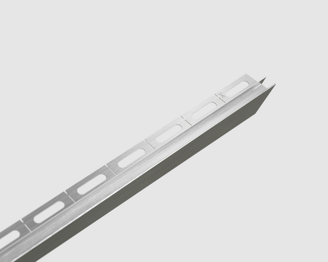 Shower glass profile and right satin silver floor