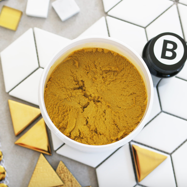 Stucco epossidico bicomponente per fughe da 1 a 15 mm - Oro metallizzato