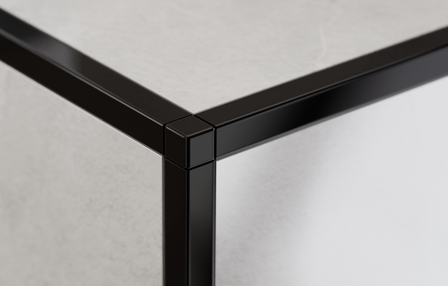 Acabado angular para perfiles de acero inoxidable Q y P negro brillante no rectificado