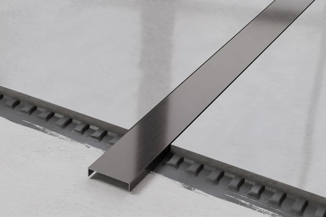 Gunmetal Ground Stainless Steel U-Profile Connector