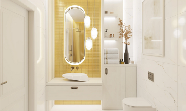 Mosaico in vetro su rete per bagno o cucina 29.0 cm x 28.2 cm - Victor Fleming