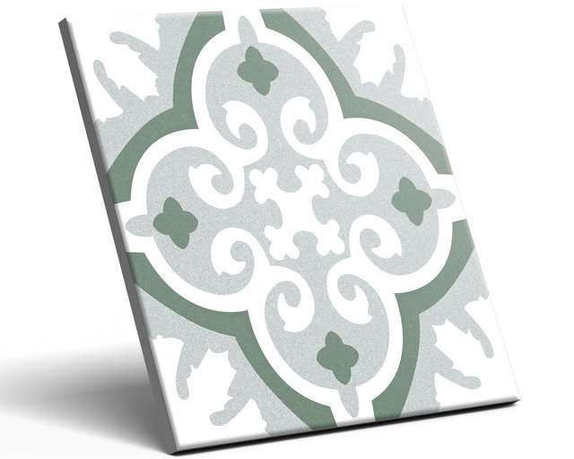 Piastrella decorativa in gres porcellanato 20 cm x 20 cm, classe I - Bora wind