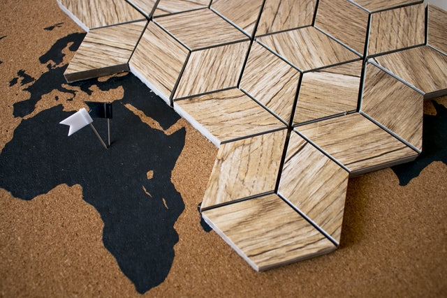 Mosaico in gres su rete per bagno o cucina 30.5 cm x 26.5 cm - Wood panic