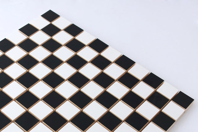 Mosaico in ceramica su rete per bagno o cucina 30 cm x 30 cm - Dama desk