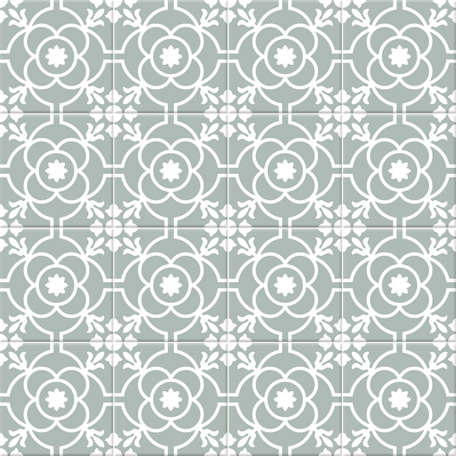 Piastrella decorativa in gres porcellanato 20 cm x 20 cm, classe I - Climbing ivy