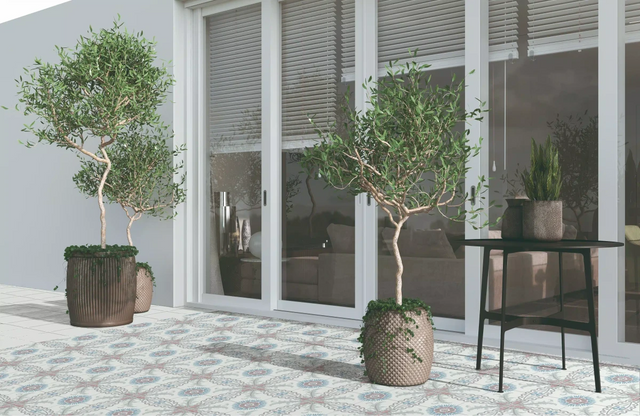 Azulejo decorativo de gres porcelánico 20 cm x 20 cm, clase I - Viento Scirocco