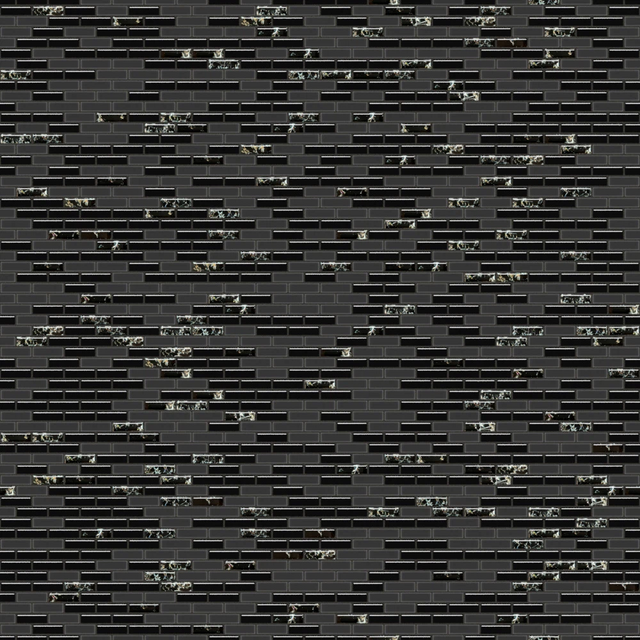 Glass mosaic on mesh for bathroom or kitchen 30 cm x 30 cm - Frank Baum