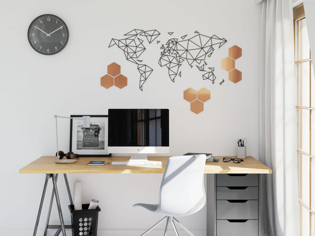 Decoraciones para pared, Cepillo de cobre - 12 cm x 14 cm