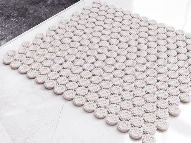 Mosaico de cerámica en red para baño o cocina 29.3 cm x 31.7 cm - Pantera rosa