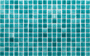 Pressed glass mosaic on mesh for pool 32.5 cm x 51.5 cm - Bahamas pool matte