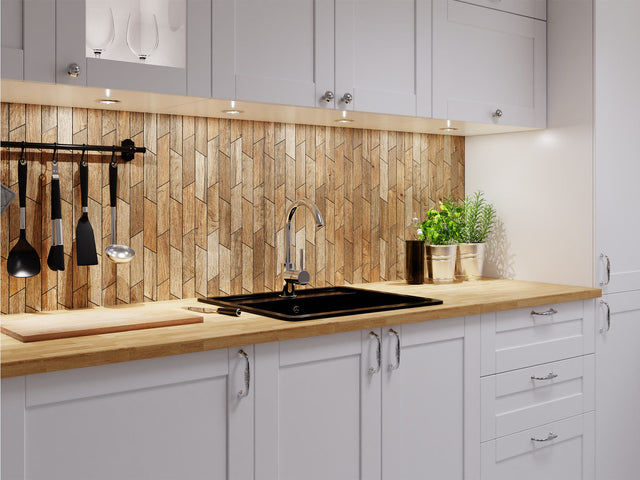 Mosaico in gres su rete per bagno o cucina 25.3 cm x 28.6 cm - Cypress