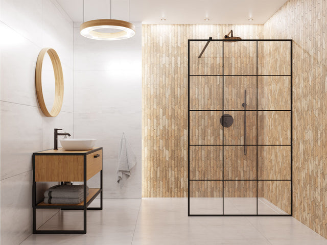 Mosaico in gres su rete per bagno o cucina 25.3 cm x 28.6 cm - Cypress