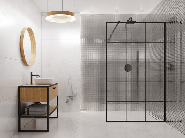 Glass mosaic on mesh for bathroom or kitchen 30cm x 30cm - Pure silver