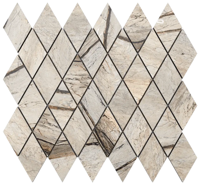 Mosaico in gres su rete per bagno o cucina 29.2 cm x 25 cm – Rock Shade