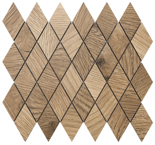 Mosaico in gres su rete per bagno o cucina 29.2 cm x 25 cm – Oak Touch