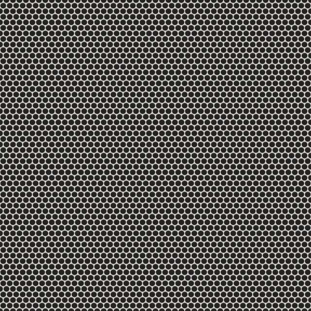 Mosaico in ceramica su rete per bagno o cucina 29.3 x 31.7 cm - Black dots