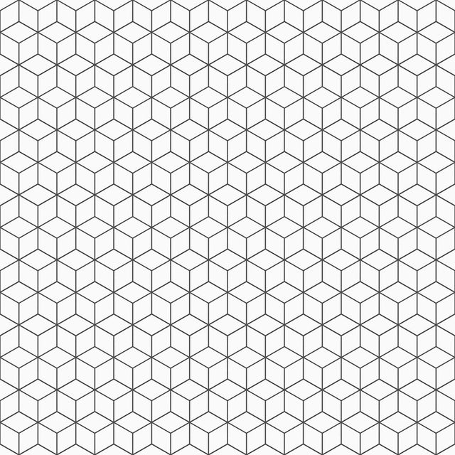 Mosaic in gres on mesh for bathroom or kitchen 30.5 cm x 26.5 cm - White Diamond Rhombus